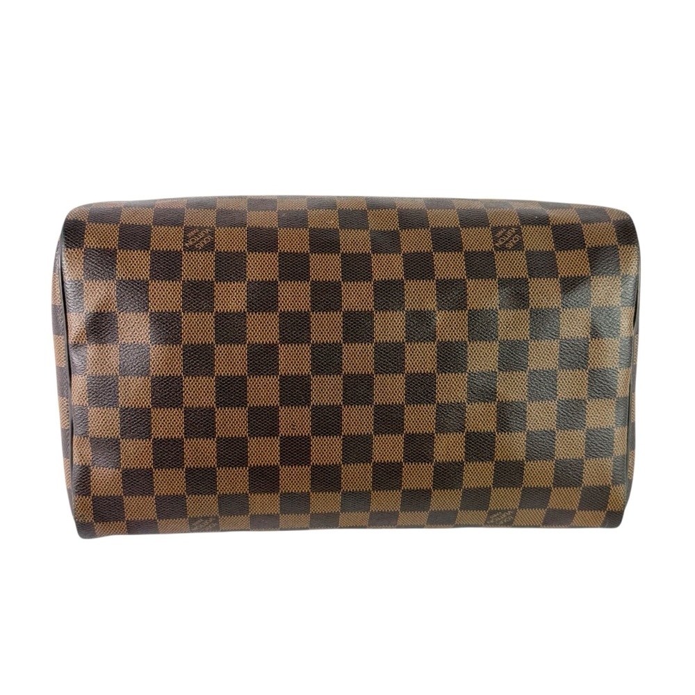 LOUIS VUITTON Brown Canvas Damier Ebene Speedy 30 Made in France - Picture 12 of 17